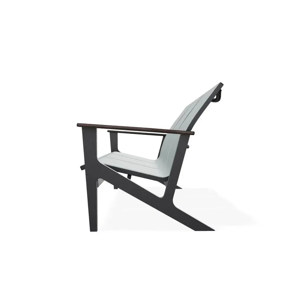 Wexler Sling Chat Three - Seat Sofa Polymer Arms - LOOMLAN - Telescope - Outdoor Sofas &amp; Loveseats