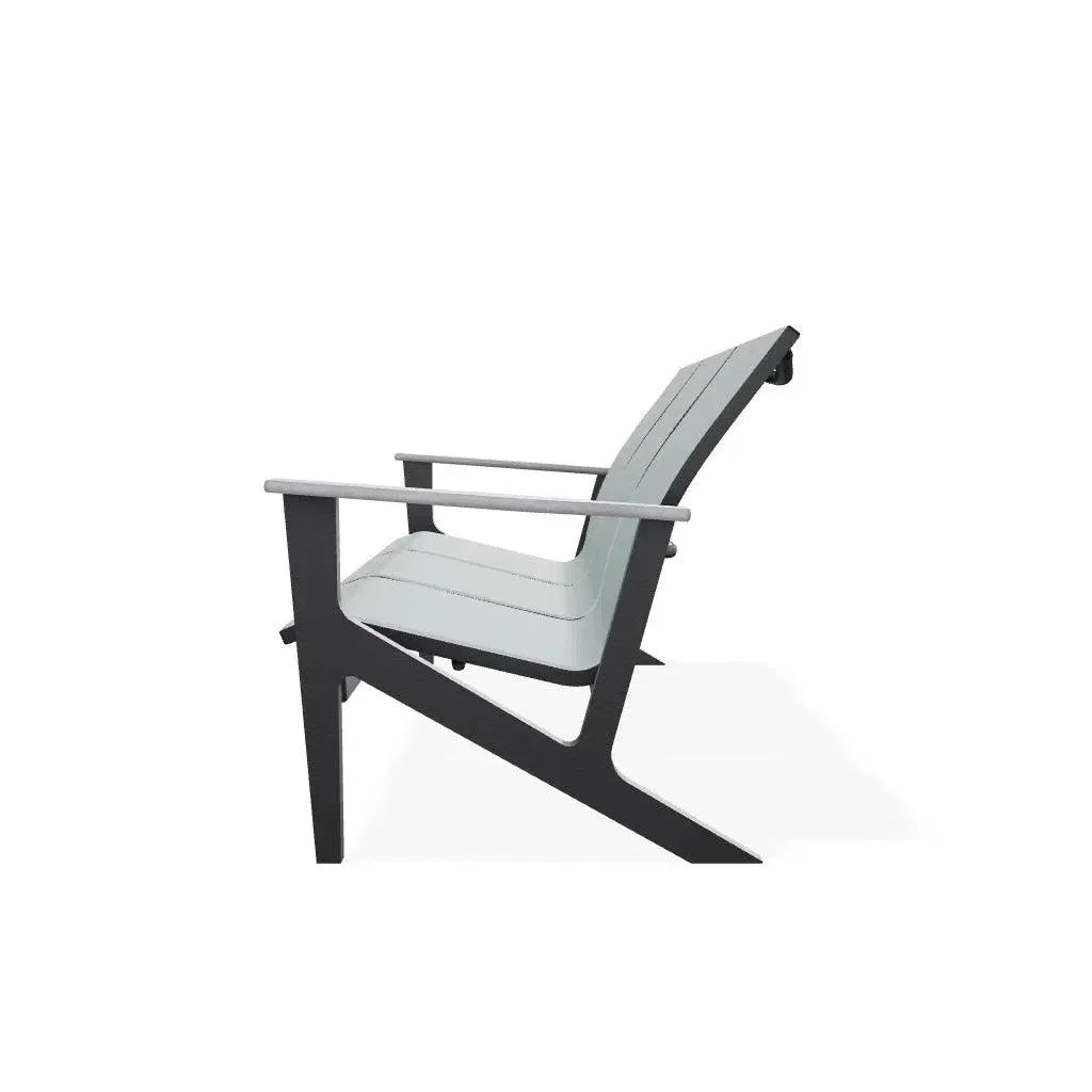 Wexler Sling Chat Three - Seat Sofa Polymer Arms - LOOMLAN - Telescope - Outdoor Sofas &amp; Loveseats