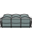Wexler Sling Chat Three - Seat Sofa Polymer Arms - LOOMLAN - Telescope - Outdoor Sofas & Loveseats