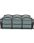Wexler Sling Chat Three - Seat Sofa Polymer Arms - LOOMLAN - Telescope - Outdoor Sofas & Loveseats