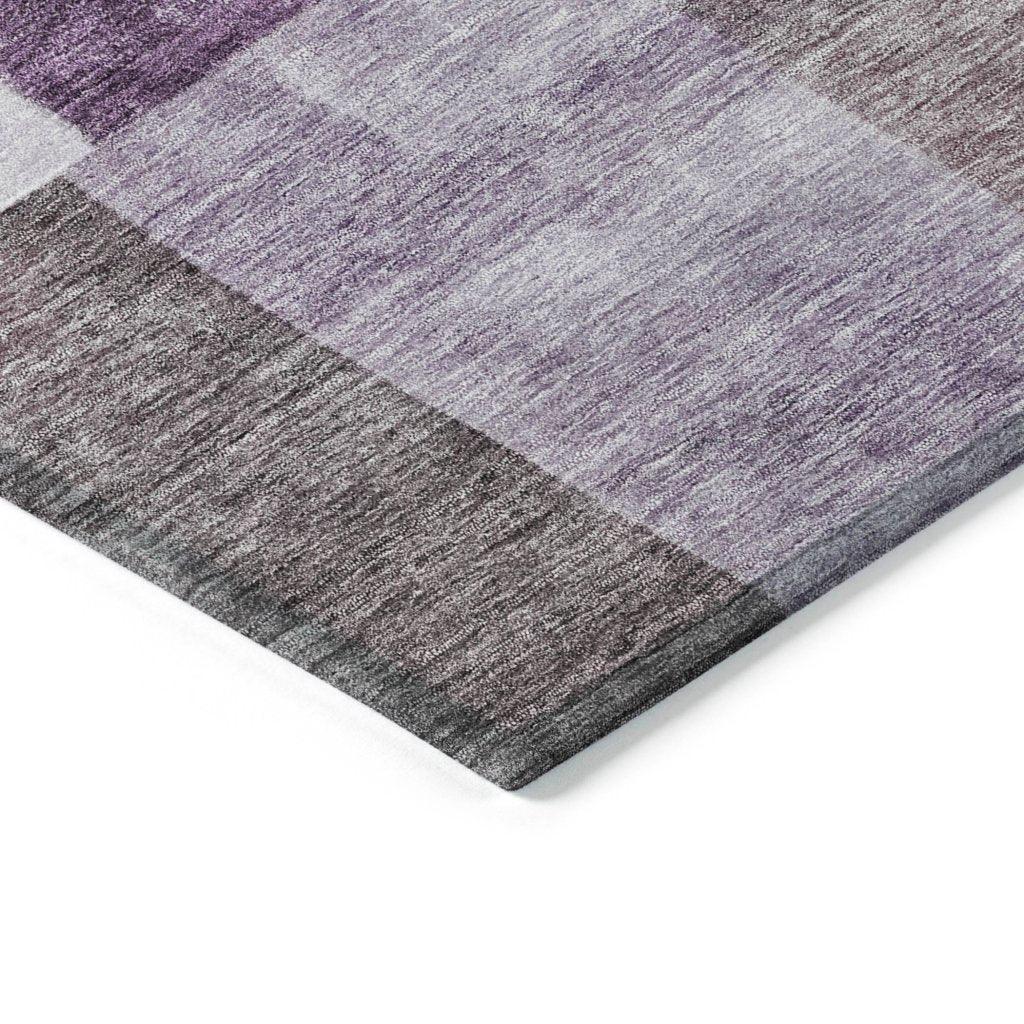 LOOMLAN Rugs Wovari Purple Washable Indoor-Outdoor Rug