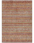 LOOMLAN Rugs Ysadora Paprika Washable Indoor-Outdoor Rug