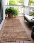 LOOMLAN Rugs Ysadora Paprika Washable Indoor-Outdoor Rug