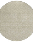 LOOMLAN Rugs Zafrine Beige Washable Indoor-Outdoor Rug