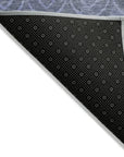 LOOMLAN Rugs Zafrine Denim Washable Indoor-Outdoor Rug