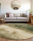LOOMLAN Rugs Zailor Green Washable Indoor-Outdoor Rug