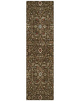 LOOMLAN Rugs Zara Brown Washable Indoor-Outdoor Rug
