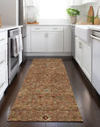 LOOMLAN Rugs Zara Orange Washable Indoor-Outdoor Rug