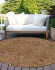 LOOMLAN Rugs Zara Orange Washable Indoor-Outdoor Rug