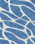 Zarelia Blue Washable Indoor - Outdoor Rug - LOOMLAN - LOOMLAN Rugs - Outdoor Rugs