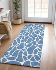 Zarelia Blue Washable Indoor - Outdoor Rug - LOOMLAN - LOOMLAN Rugs - Outdoor Rugs