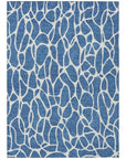 Zarelia Blue Washable Indoor - Outdoor Rug - LOOMLAN - LOOMLAN Rugs - Outdoor Rugs