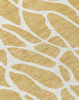 LOOMLAN Rugs Zarelia Gold Washable Indoor-Outdoor Rug
