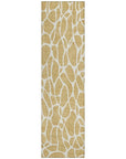 LOOMLAN Rugs Zarelia Gold Washable Indoor-Outdoor Rug