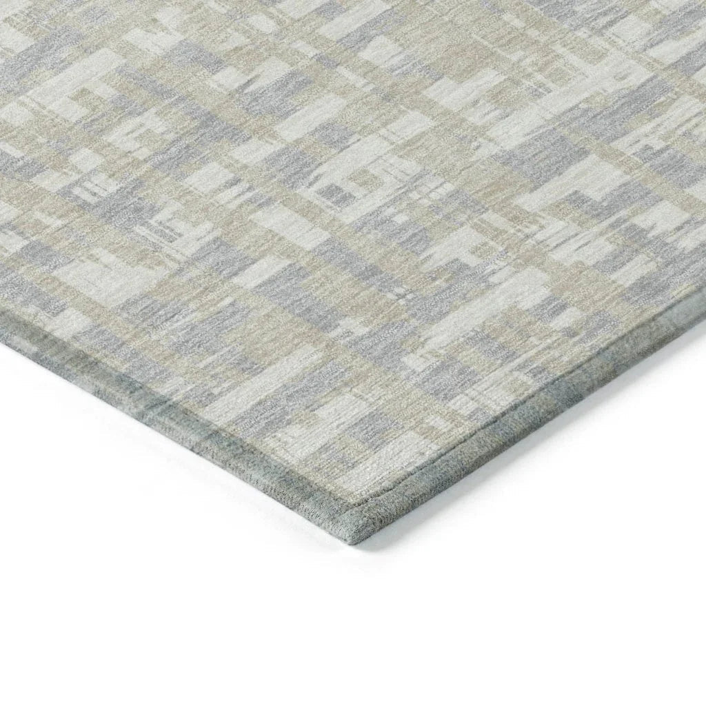 LOOMLAN Rugs Zarifa Beige Washable Indoor-Outdoor Rug