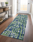 LOOMLAN Rugs Zarifa Blue Washable Indoor-Outdoor Rug