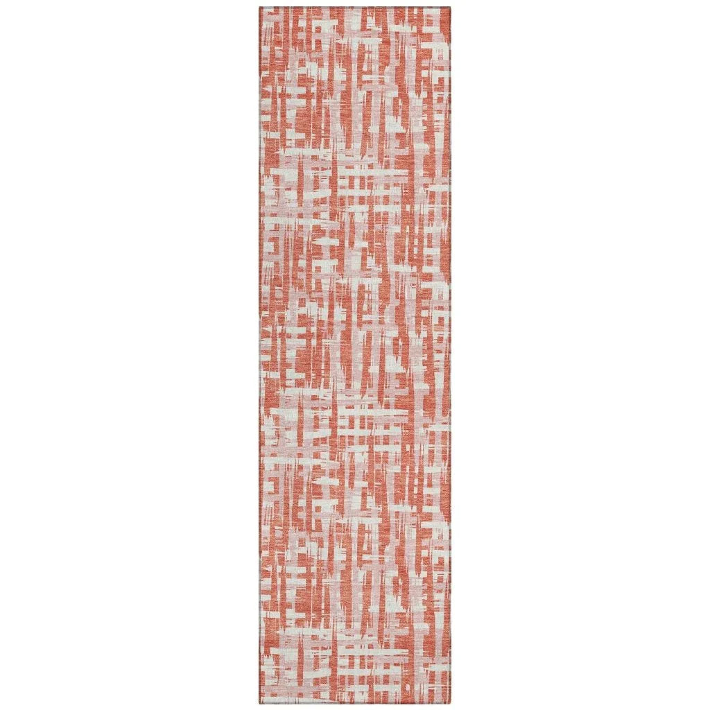 LOOMLAN Rugs Zarifa Coral Washable Indoor-Outdoor Rug