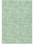 LOOMLAN Rugs Zarifa Green Washable Indoor-Outdoor Rug