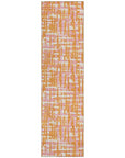 LOOMLAN Rugs Zarifa Orange Washable Indoor-Outdoor Rug