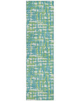 LOOMLAN Rugs Zarifa Teal Washable Indoor-Outdoor Rug