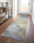 LOOMLAN Rugs Zarinae Gold Washable Indoor-Outdoor Rug