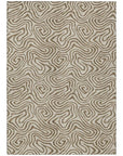 LOOMLAN Rugs Zena Beige Washable Indoor-Outdoor Rug