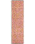 LOOMLAN Rugs Zena Pink Washable Indoor-Outdoor Rug