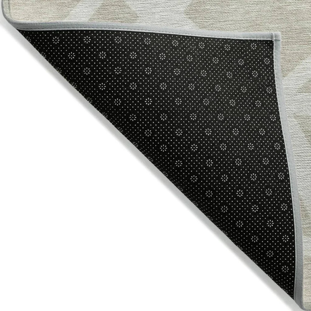 LOOMLAN Rugs Zephina Beige Washable Indoor-Outdoor Rug
