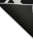 LOOMLAN Rugs Zephina Black Washable Indoor-Outdoor Rug