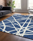 Zephina Blue Washable Indoor - Outdoor Rug - LOOMLAN - LOOMLAN Rugs - Outdoor Rugs