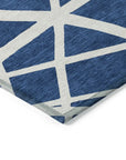 Zephina Blue Washable Indoor - Outdoor Rug - LOOMLAN - LOOMLAN Rugs - Outdoor Rugs