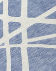 LOOMLAN Rugs Zephina Denim Washable Indoor-Outdoor Rug