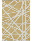 LOOMLAN Rugs Zephina Gold Washable Indoor-Outdoor Rug