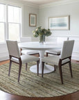 LOOMLAN Rugs Zephyna Brown Washable Indoor-Outdoor Rug