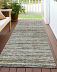LOOMLAN Rugs Zephyna Gray Washable Indoor-Outdoor Rug