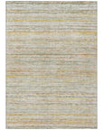 LOOMLAN Rugs Zephyna Green Washable Indoor-Outdoor Rug