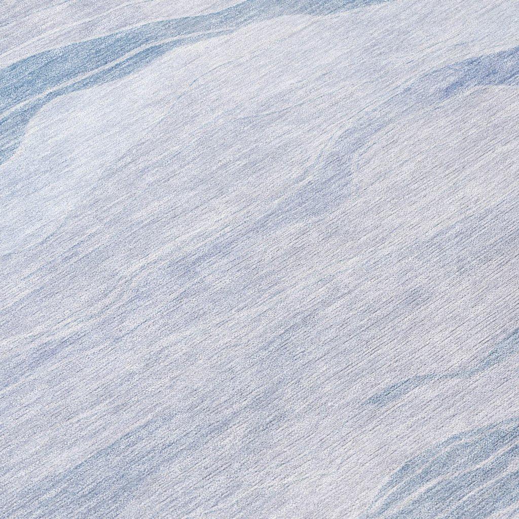 LOOMLAN Rugs Zevalyn Blue Washable Indoor-Outdoor Rug
