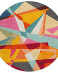 LOOMLAN Rugs Zexture Orange Washable Indoor-Outdoor Rug