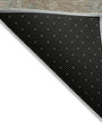 LOOMLAN Rugs Zia Brown Washable Indoor-Outdoor Rug