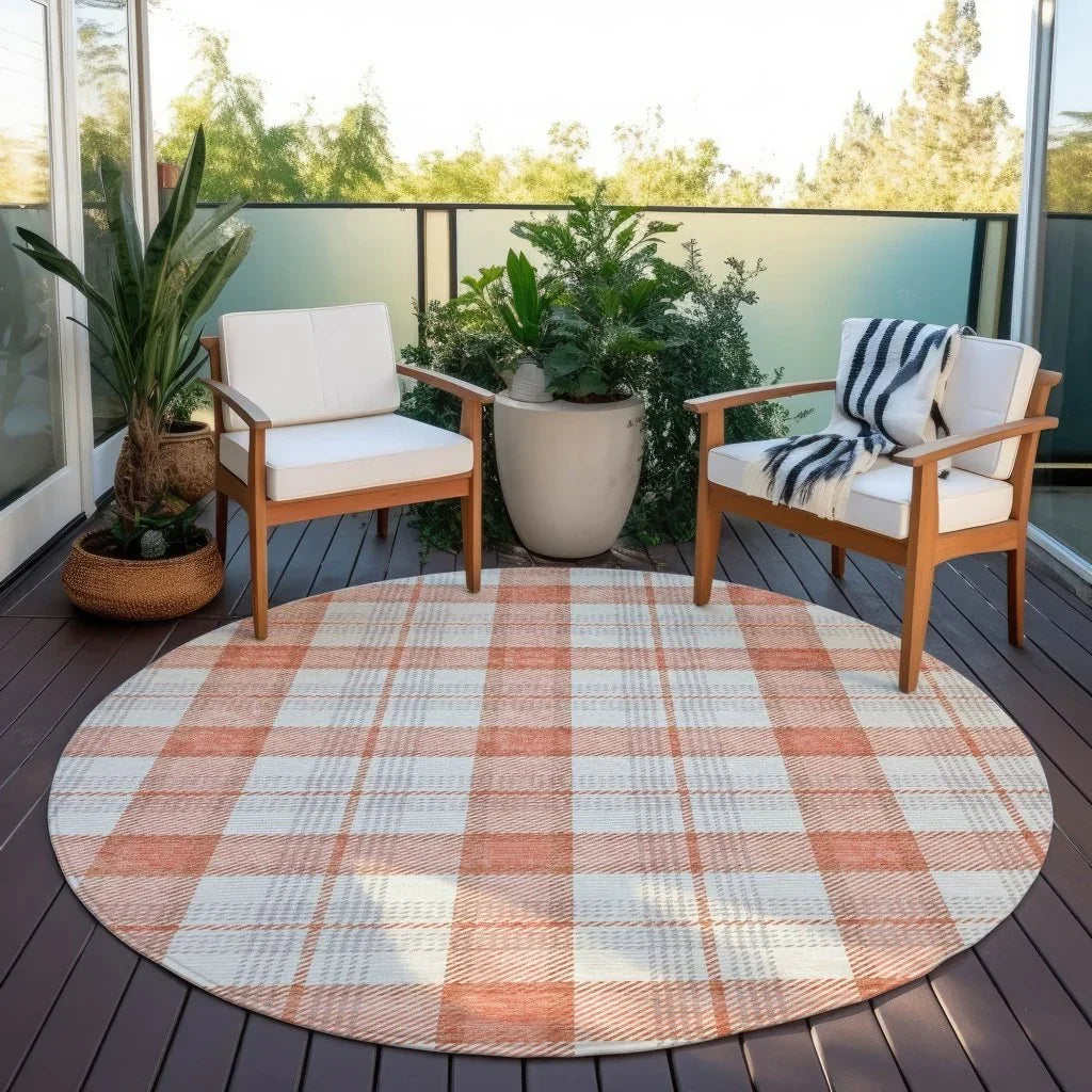 LOOMLAN Rugs Zinara Coral Washable Indoor-Outdoor Rug