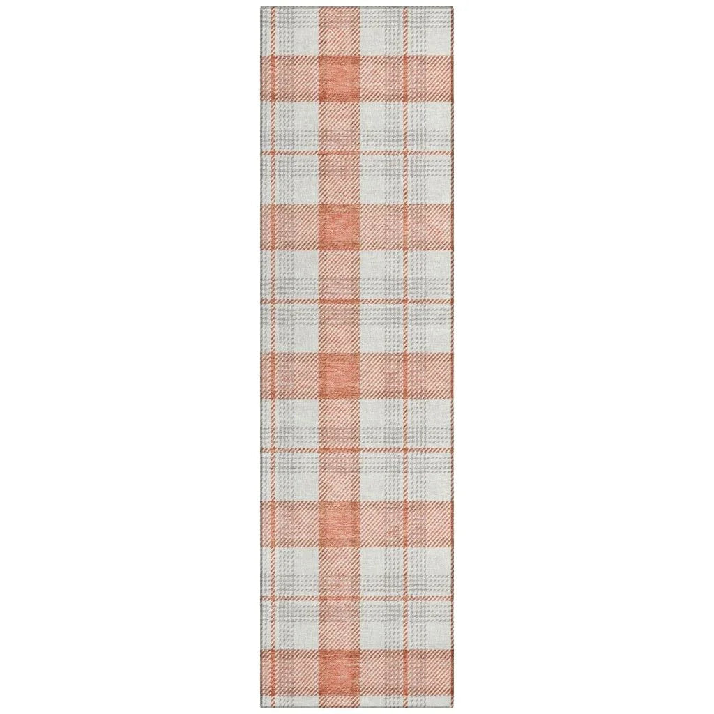 LOOMLAN Rugs Zinara Coral Washable Indoor-Outdoor Rug