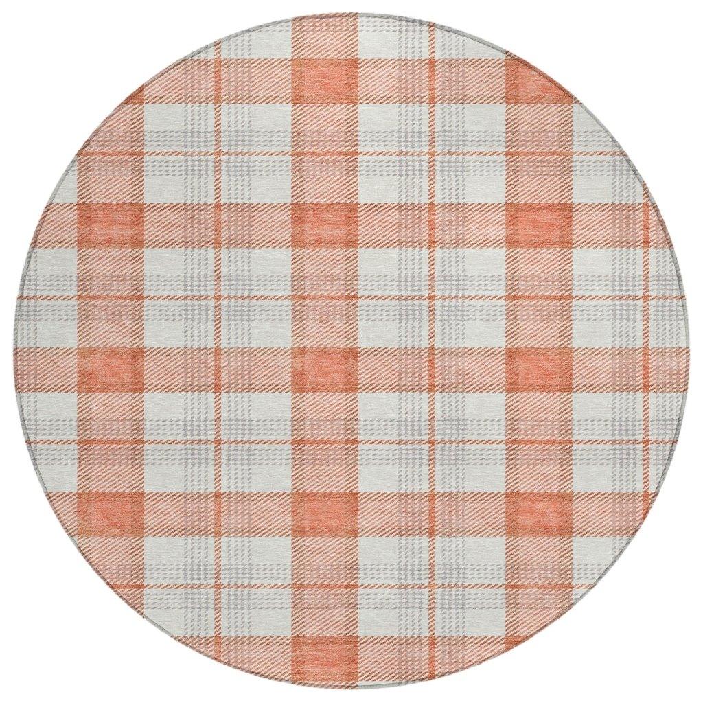 LOOMLAN Rugs Zinara Coral Washable Indoor-Outdoor Rug