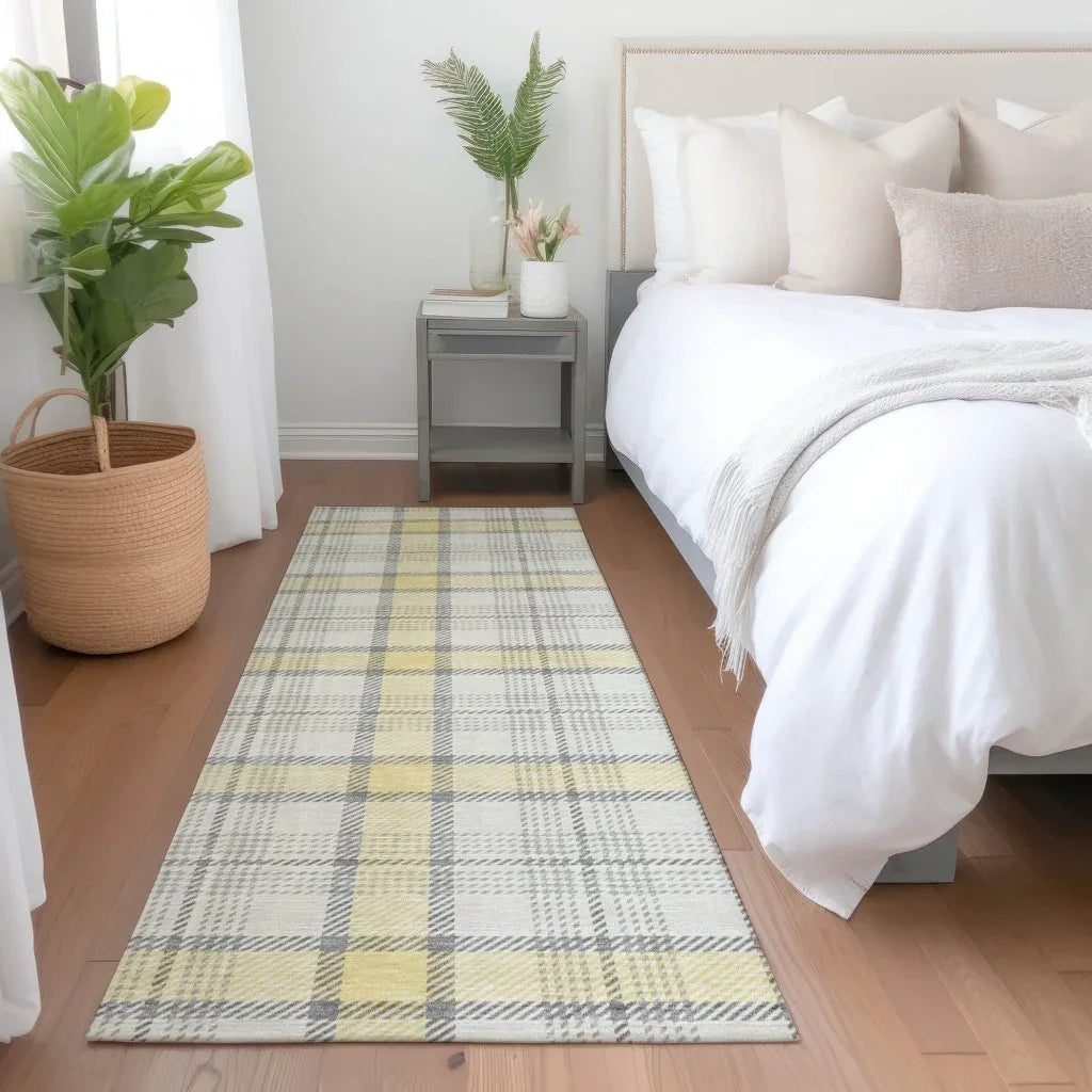 LOOMLAN Rugs Zinara Gold Washable Indoor-Outdoor Rug
