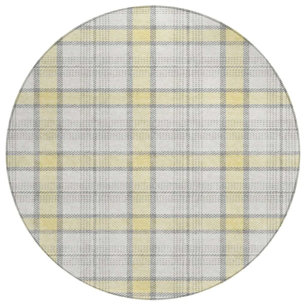 LOOMLAN Rugs Zinara Gold Washable Indoor-Outdoor Rug