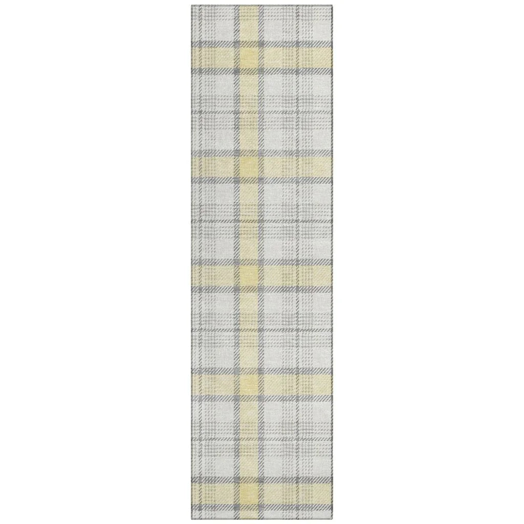 LOOMLAN Rugs Zinara Gold Washable Indoor-Outdoor Rug