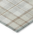 LOOMLAN Rugs Zinara Ivory Washable Indoor-Outdoor Rug
