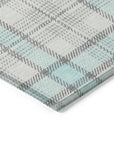 LOOMLAN Rugs Zinara Sky Washable Indoor-Outdoor Rug