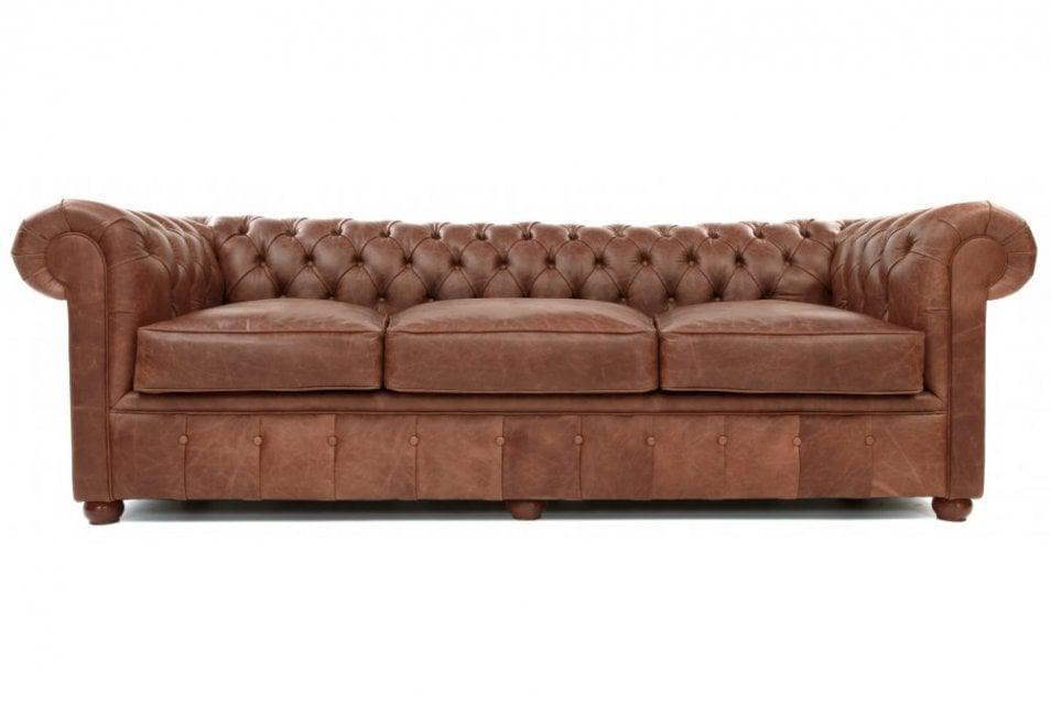 108&quot; Caramel Brown Leather Chesterfield Sofa Made to Order - Uptown Sebastian