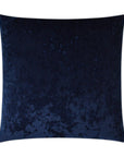 A La Mode Sapphire Solid Navy Large Throw Pillow With Insert - Uptown Sebastian