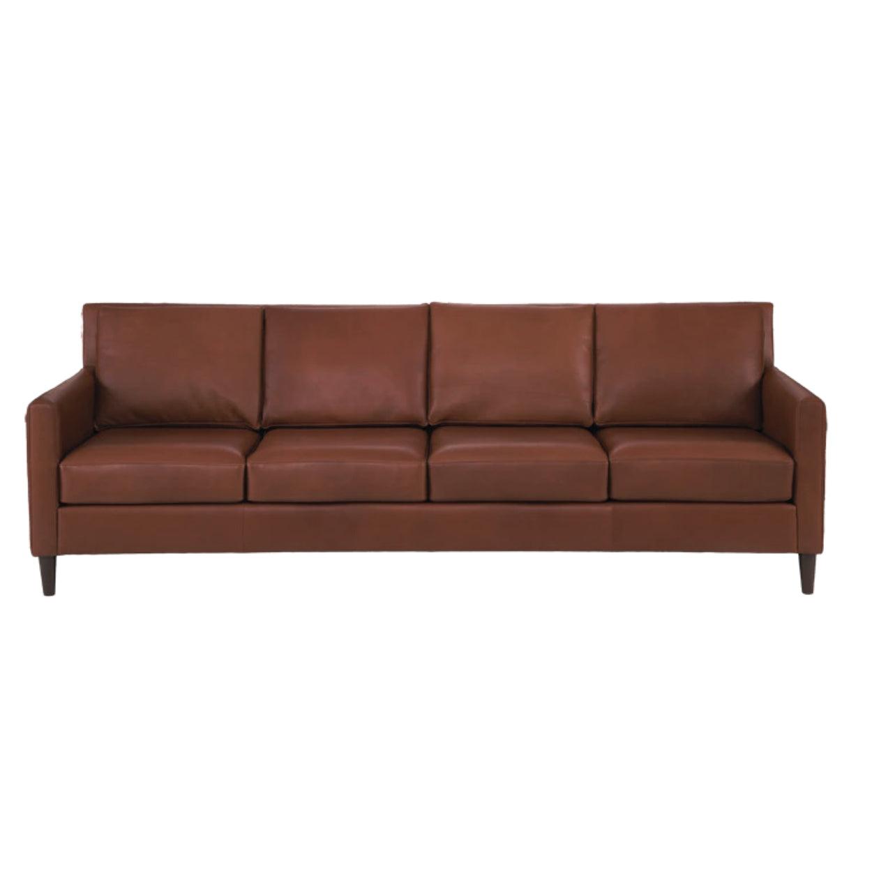 Aero Top Grain 4 Seat Leather Sofa Custom Made to Order - Uptown Sebastian